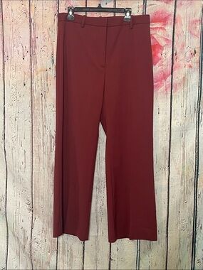 Banana Republic Dress Pants in Burgundy Reg  12 Altered for Petite Fit